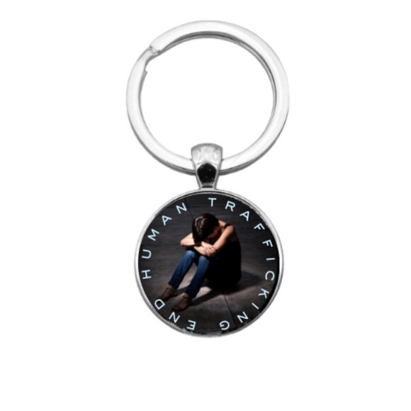 END HUMAN TRAFFICKING #2 CUSTOM KEY RING - Picture 5 of 6
